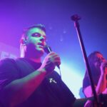 Euge Luján y Georgina Otero cantando juntos en un show en vivo de Quiero Cumbia